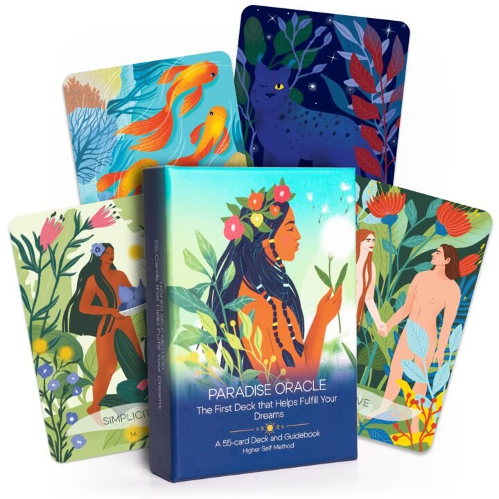 Paradise Oracle Deck display